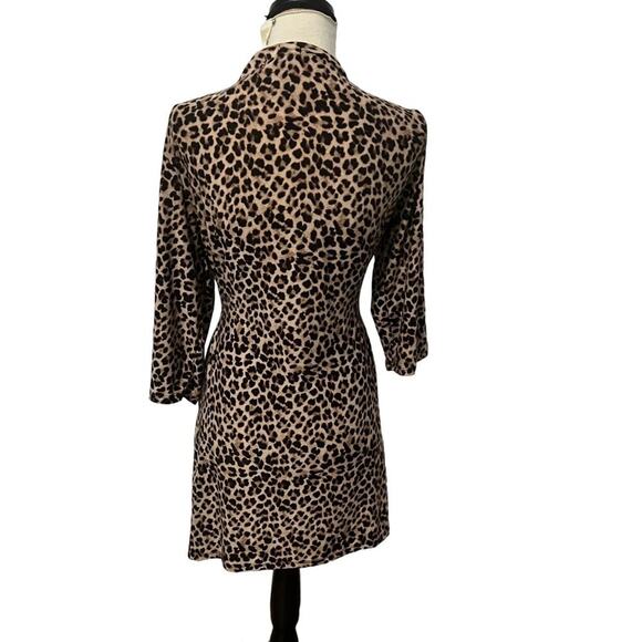 Rene Rofe Womens Leopard Print Bathrobe Robe Medium - Picture 7 of 7